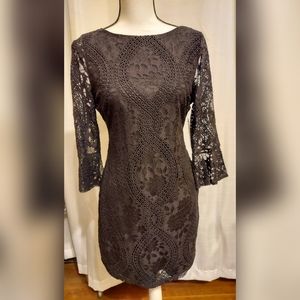 Lulu's black lace dress